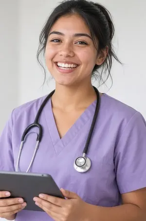Healthcare student